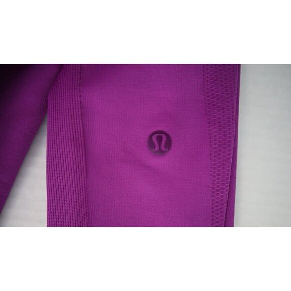 Lululemon Women's Sz 4 Purple Zone In High Waist 7/8 Leggings $118 - Picture 5 of 7